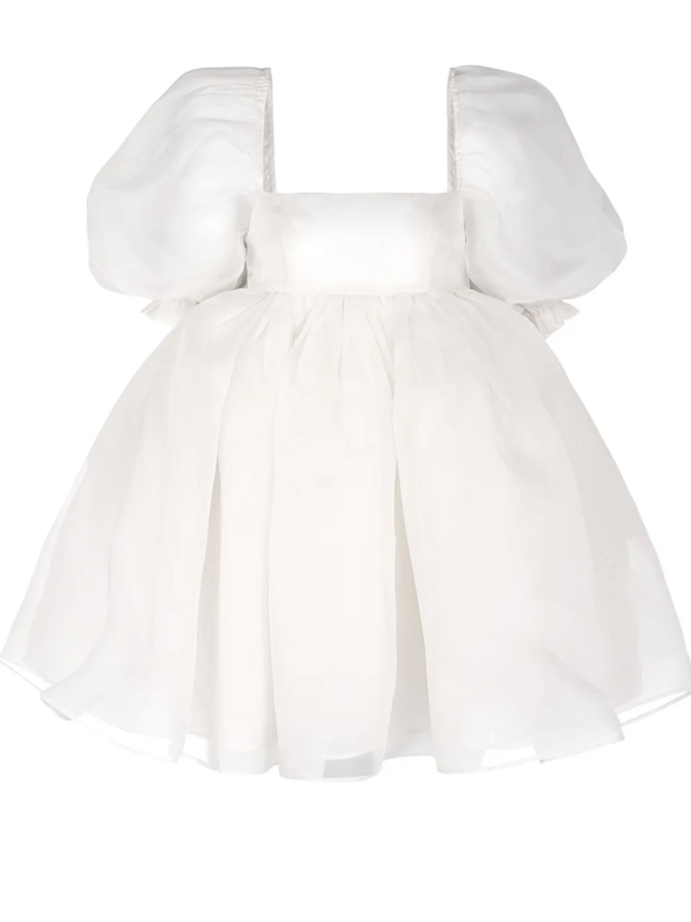 Selkie Ivory Puff Dress - Picture 3 of 7